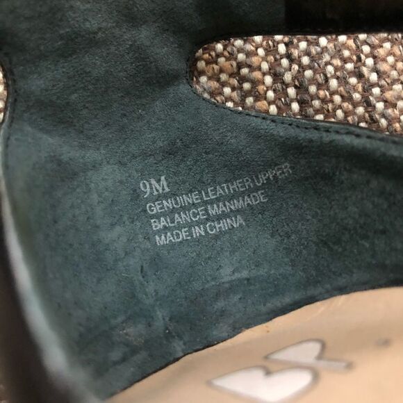 BP 4” Heels D’Orsay Ankle Strap Leather Suede 9 - Picture 6 of 7